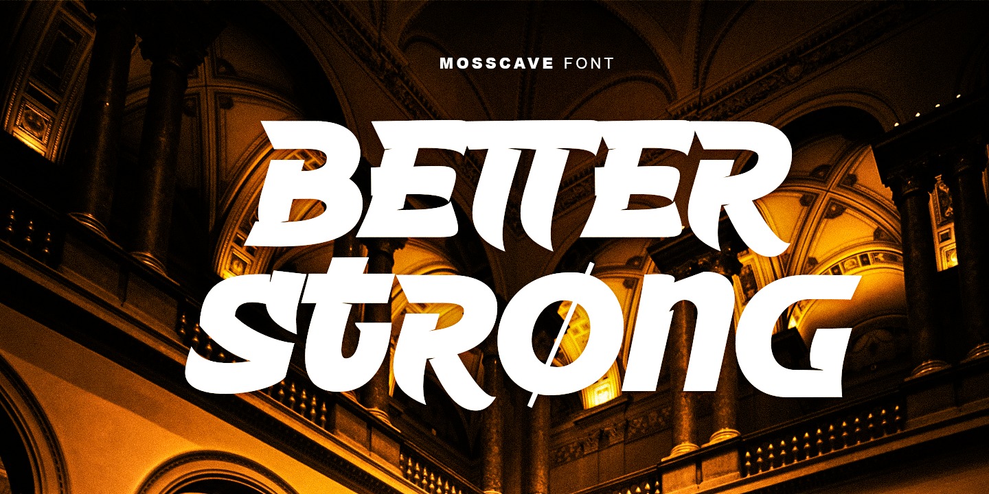 Mosscave Regular Font preview